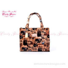 Fashion large handbags totes Printed Reusable Shopping Bags
